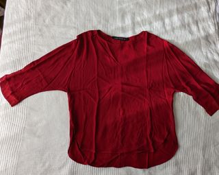 Camisa roja Zara