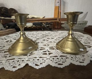 CANDELABROS/PORTAVELAS DE BRONCE