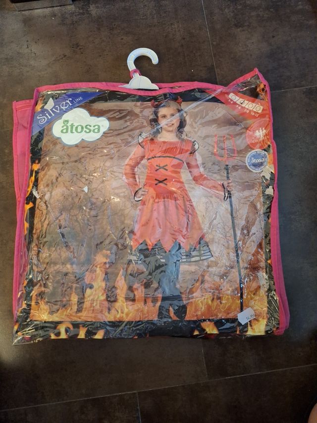 Disfraz de demonia 5/6 años