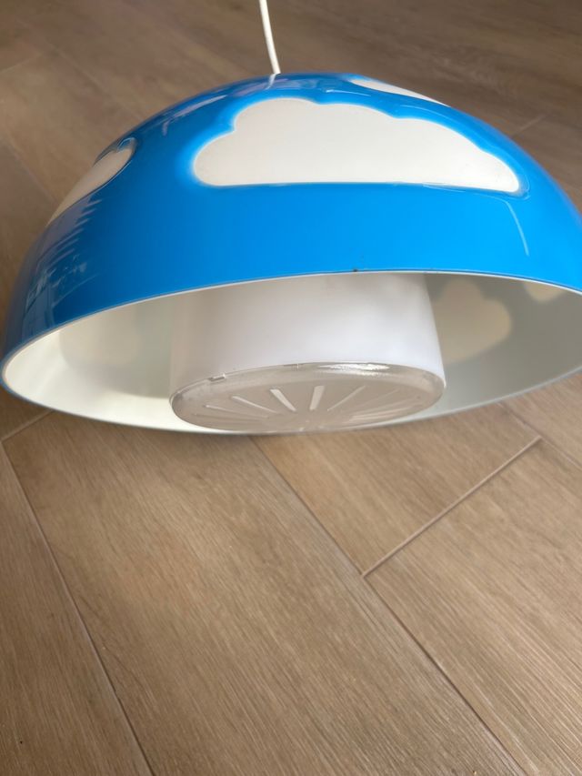 Lampara infantil nubes ikea