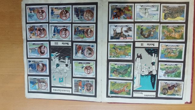 Album cromos antiguos Nestle