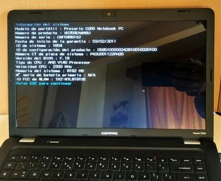 HP COMPAQ CQ 56-PANTALLA COMPLETA