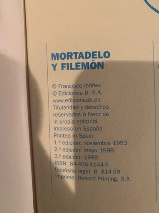 Lote tebeos Mortadelo y Filemón