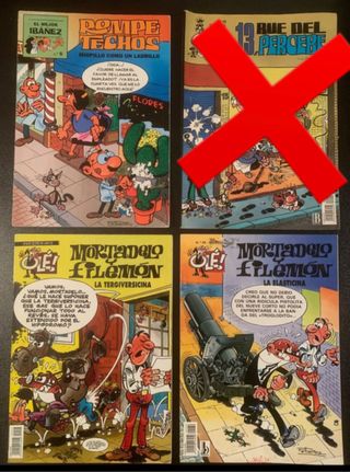 Lote tebeos Mortadelo y Filemón