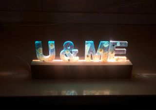 Lámparas con mensaje