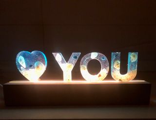 Lámparas con mensaje