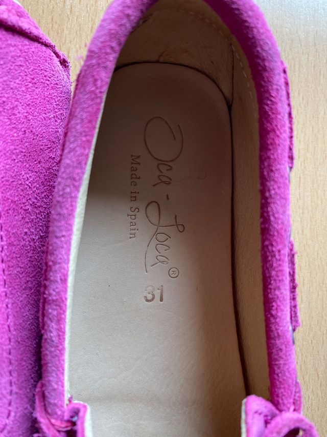 zapatos , mocasines talla 31