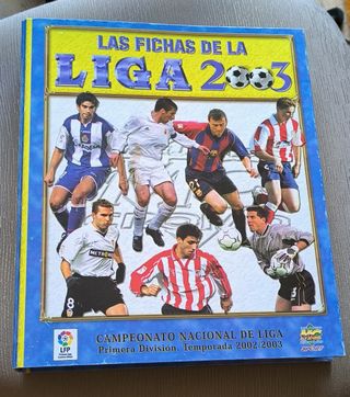 Cromos fútbol La Liga 2002/2003 + álbum