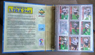 Cromos fútbol La Liga 2002/2003 + álbum