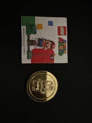 Moneda de Oro lego Super Mario
