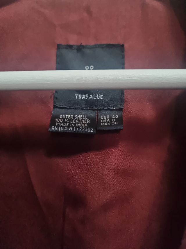 Chaqueta cuero mujer 40