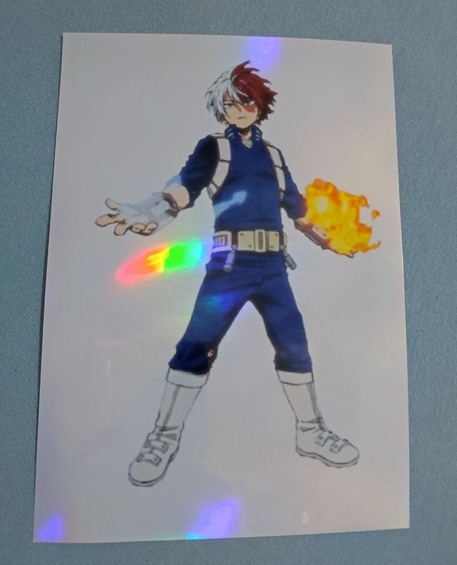 My Hero Academia V.5 + adesivo olografico Todoroki