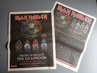 IRON MAIDEN CARTEL PERIODICO UK