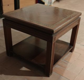 Mesa de centro vintage madera maciza