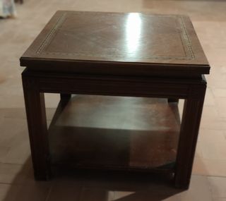 Mesa de centro vintage madera maciza