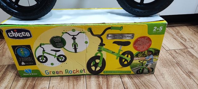 Bicicleta chicco verde sin pedales