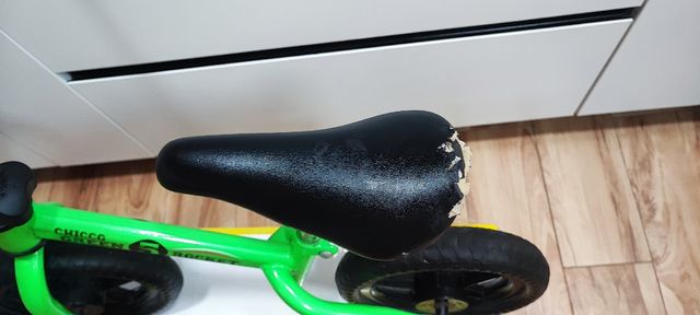 Bicicleta chicco verde sin pedales