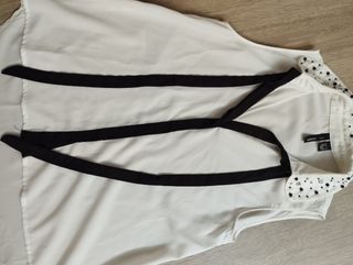 Camisa abalorios de Mango