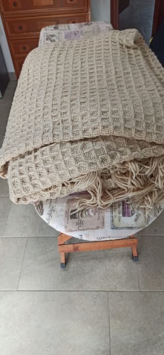 Coperta matrimoniale fatta a mano