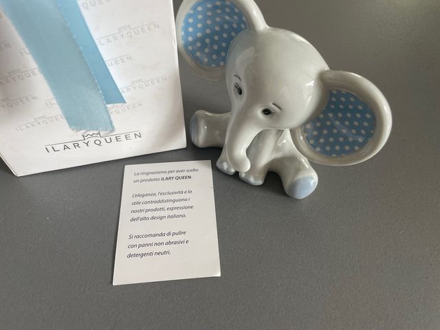 statuetta elefantino in ceramica ILARY QUEEN