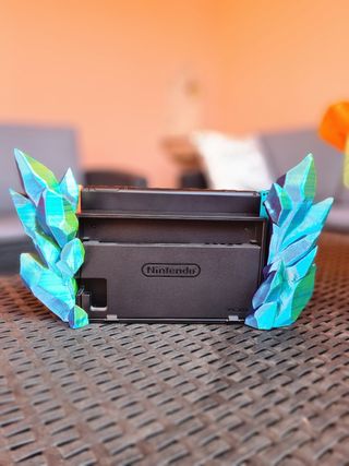 Porta docking station cristallo nintendo switch 