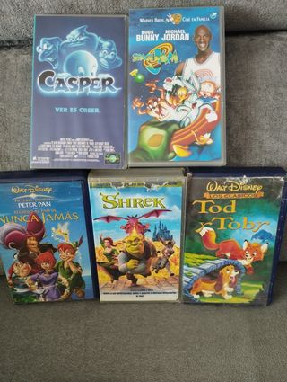 5 películas infantiles vhs