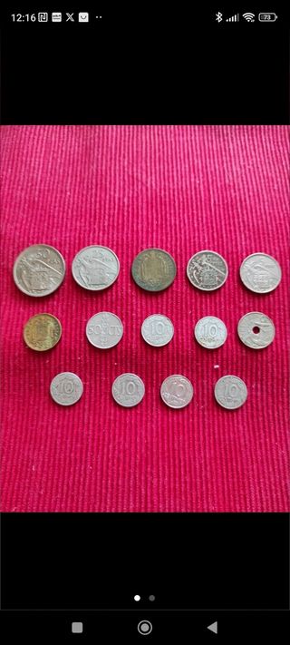 SÓLO 10€. 26 monedas de España.