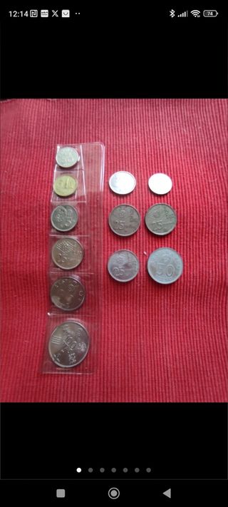 SÓLO 10€. 26 monedas de España.