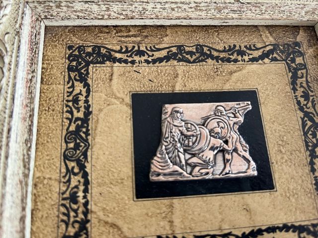 Tres cuadros motivos Plata 1ª Ley Grecorromano