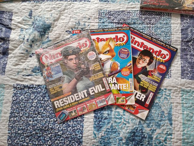 Set di 3 riviste d'azione Nintendo