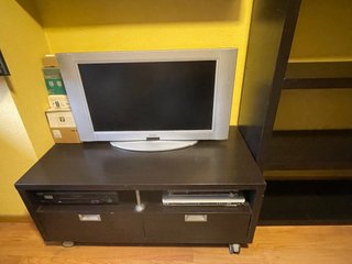 Libreria, mueble television y zapatero