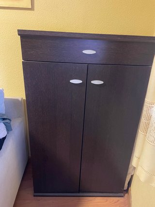 Libreria, mueble television y zapatero