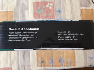 KIT DE ALARMA SIN ESTRENAR 