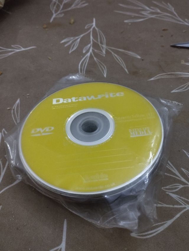data write dvd sin estrenar