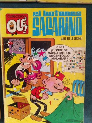 Tebeos sacarino y Pepe Gotera y Otilio