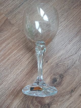 Copas cristal de Bohemia (vino y agua)
