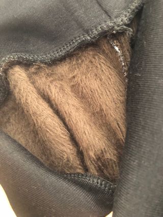 Pantaloni tipo leggings felpati