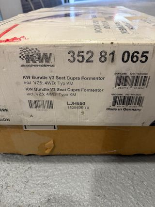 Suspension regulable Cupra Formentor