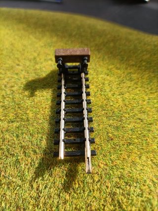 tope vía ibertren ferroviario trenes maquetas