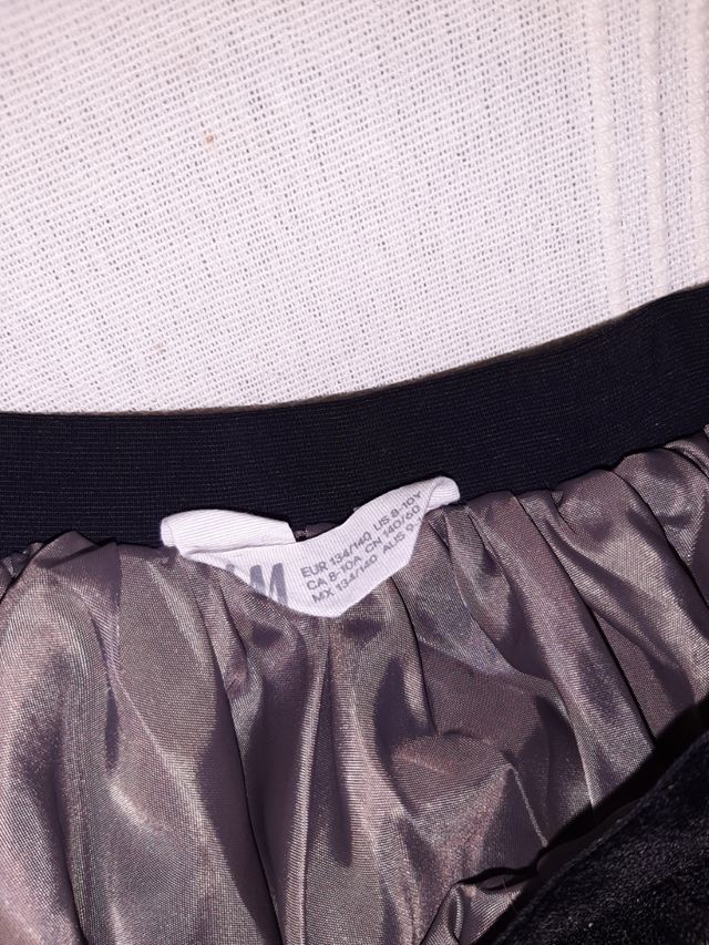 Falda murcielagos (halloween) talla 10