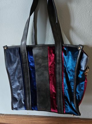 Bolso de terciopelo