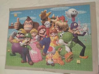 Puzzle SuperMario hecho y pegado