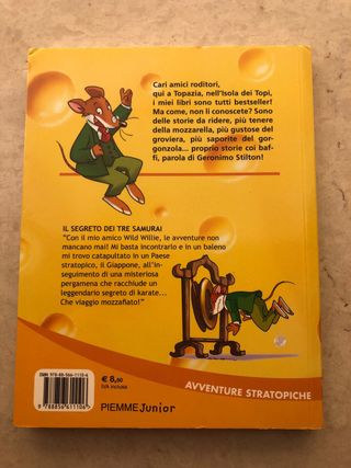 Set 4 libri Geronimo Stilton