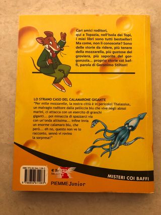 Set 4 libri Geronimo Stilton