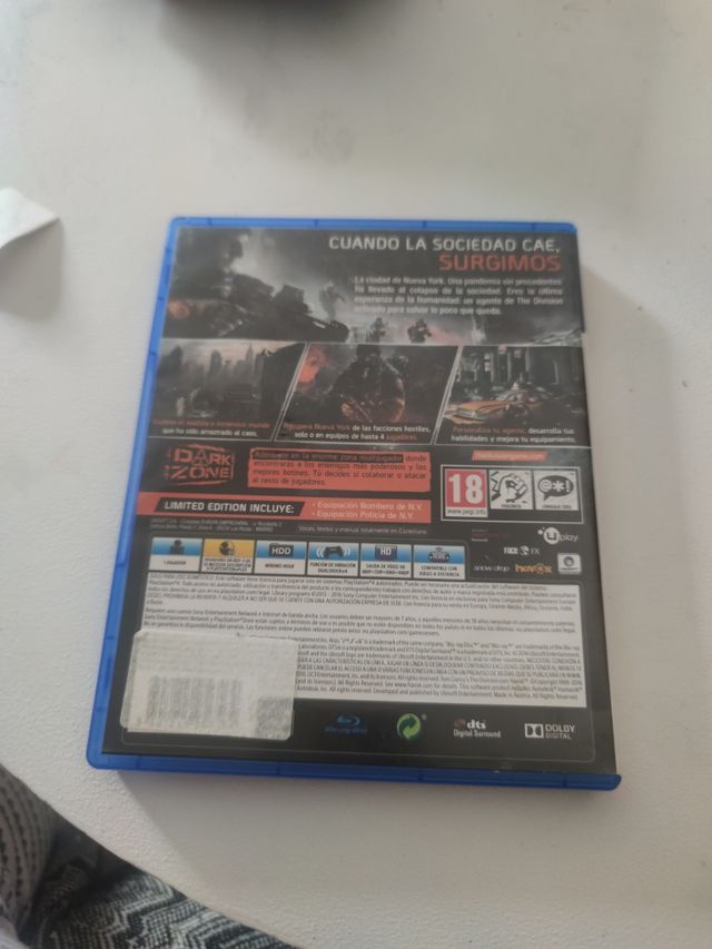 PS4 tom clancys the división