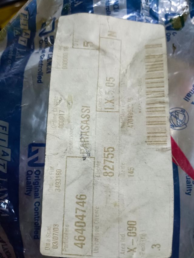 Moldura guardabarros Fiat Cinquecento