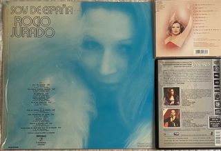 Rocio Jurado lote vinilo + poster, cd y dvd