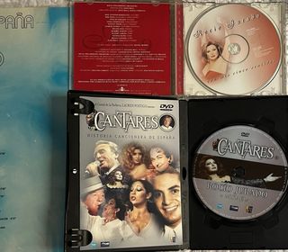 Rocio Jurado lote vinilo + poster, cd y dvd