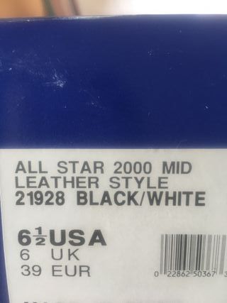 Zapatillas converse 2000