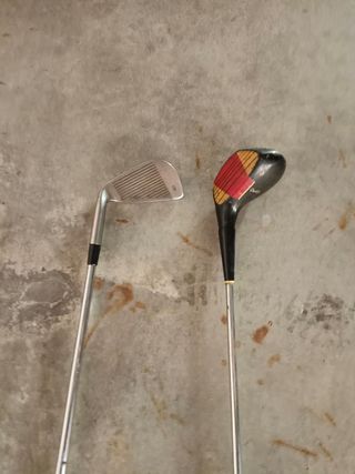 Set de golf: Palos y bolsa-mochila.